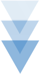 down blue arrows icon