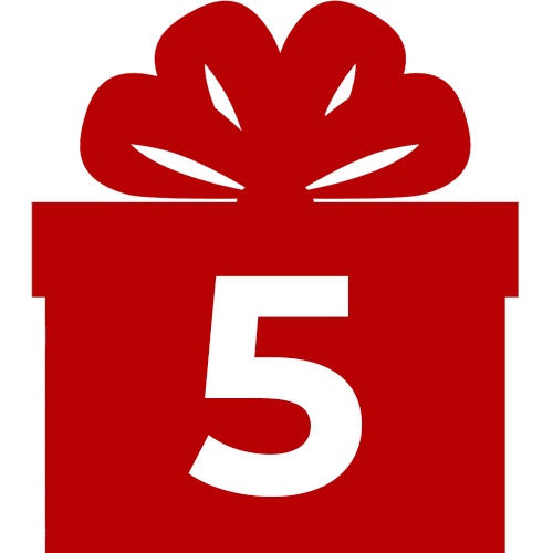 Gift Icon with #5
