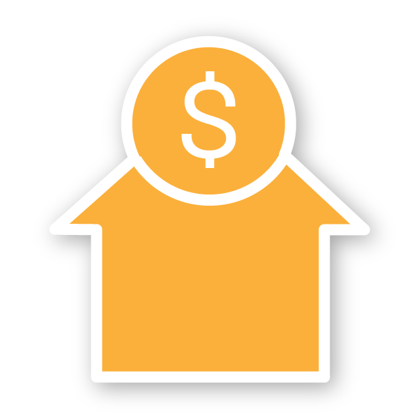 Home Loan orange icon