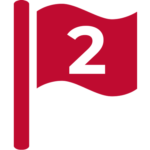 Flag Icon With #2