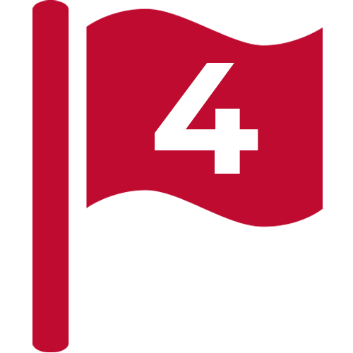 Flag icon with #4