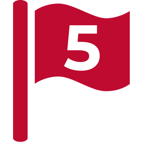 Flag Icon With #5
