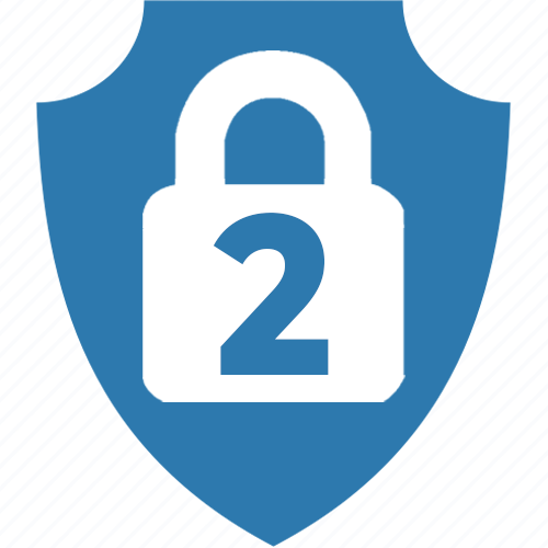 Home Security Lock Icon With #2