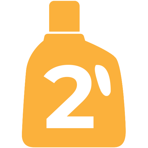 detergent container icon with #2