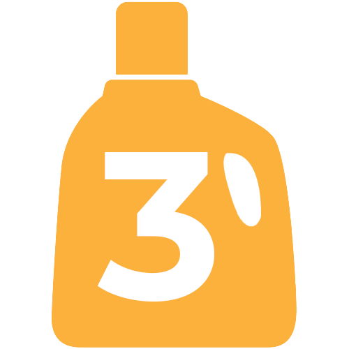 detergent container icon with #3