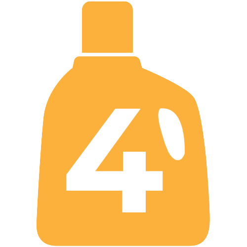 detergent container icon with #4