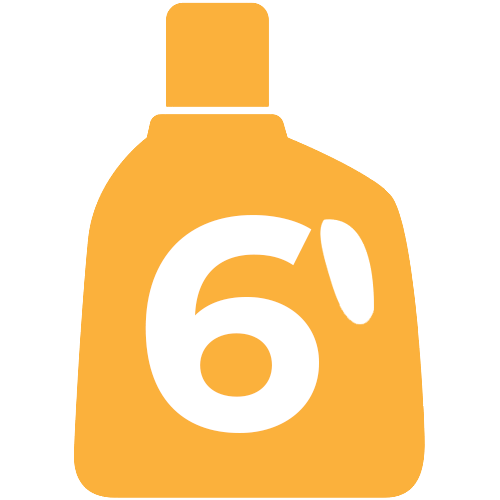 detergent container icon with #6