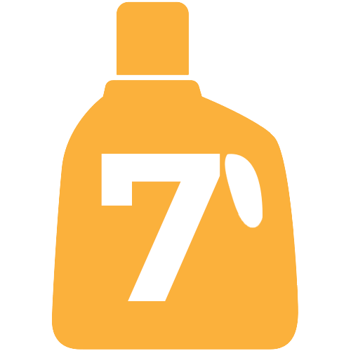 detergent container icon with #7