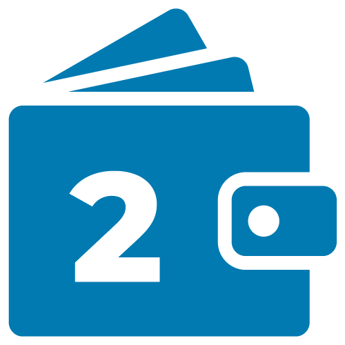 Wallet Icon With #2