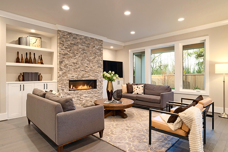 Luxury Natural Modern Living Room Interior