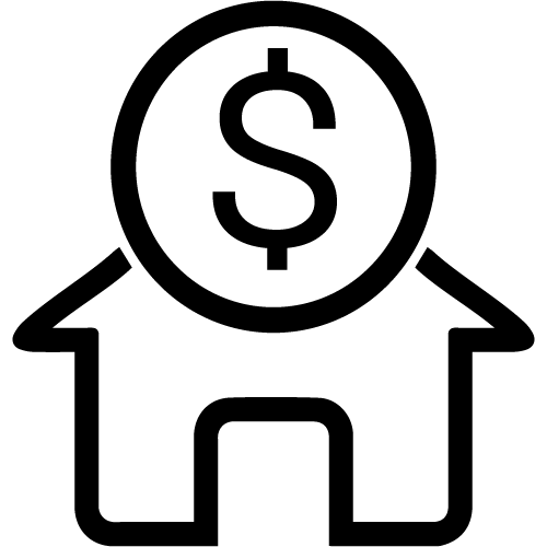 home loan icon black