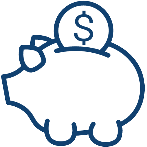 Piggy bank icon