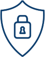 Safe and secure icon