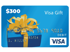 $300 dollar visa gift card