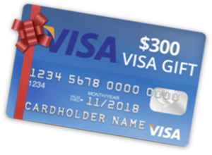 300 Visa Gift Card