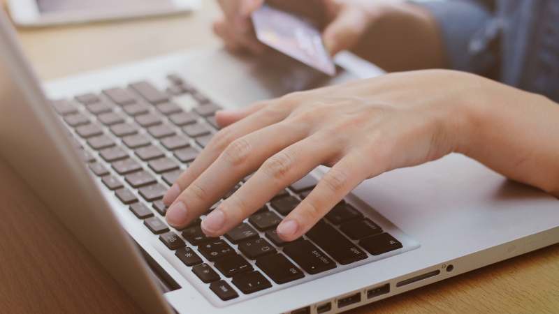 collage of man graduating, couple making home improvements, getting married, man ripping up bill