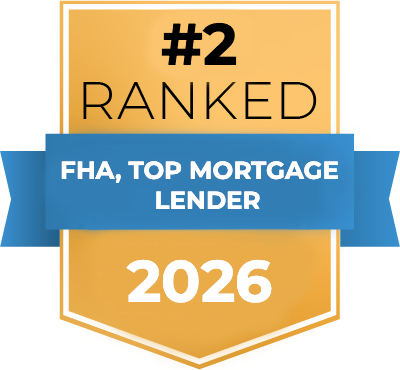 #2 ranked FHA top mortgage lenders